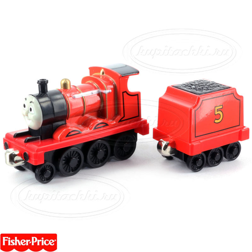 Паровозик Джеймс с вагончиком (Take-n-Play) loose