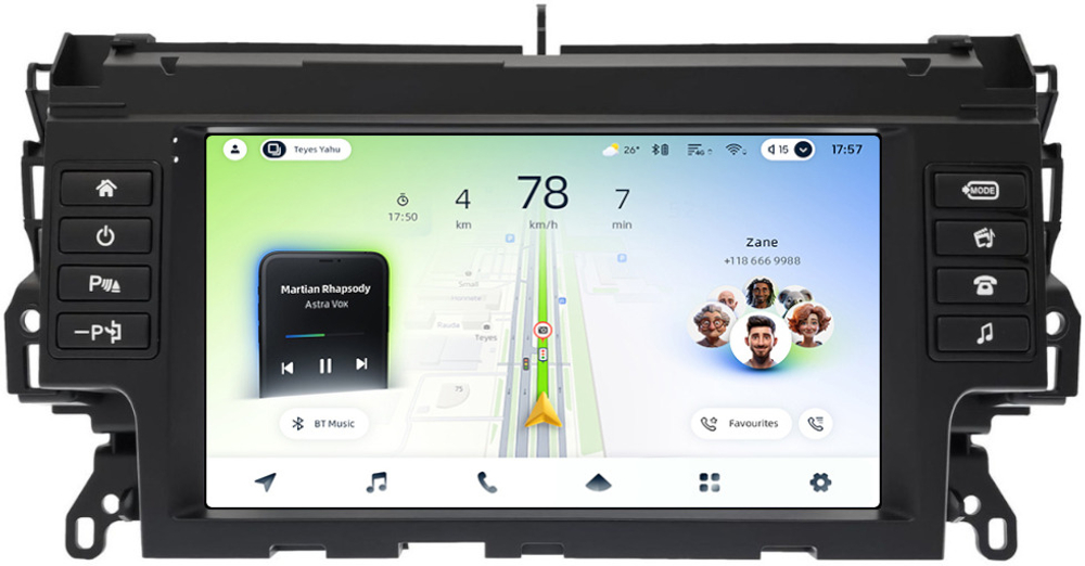 Магнитола для Land Rover Discovery Sport 2015-2019 (без CD - harman) - Teyes CC4L монитор 9" IPS на Android 14, Snapdragon 662, CarPlay, 4G SIM-слот