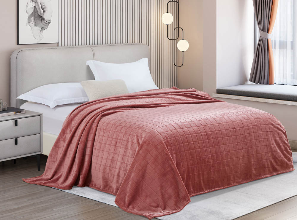 Плед велсофт 100х150 детский "ПВ3" (300гр/м2)