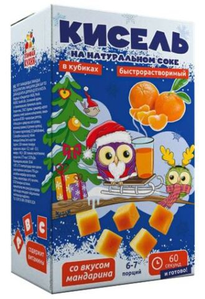 Кисель кубик Мандарин  б/р  200гр/24