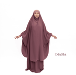 SET: KHIMAR AND SILK SKIRT  FROM MEDINA SILK (One size)