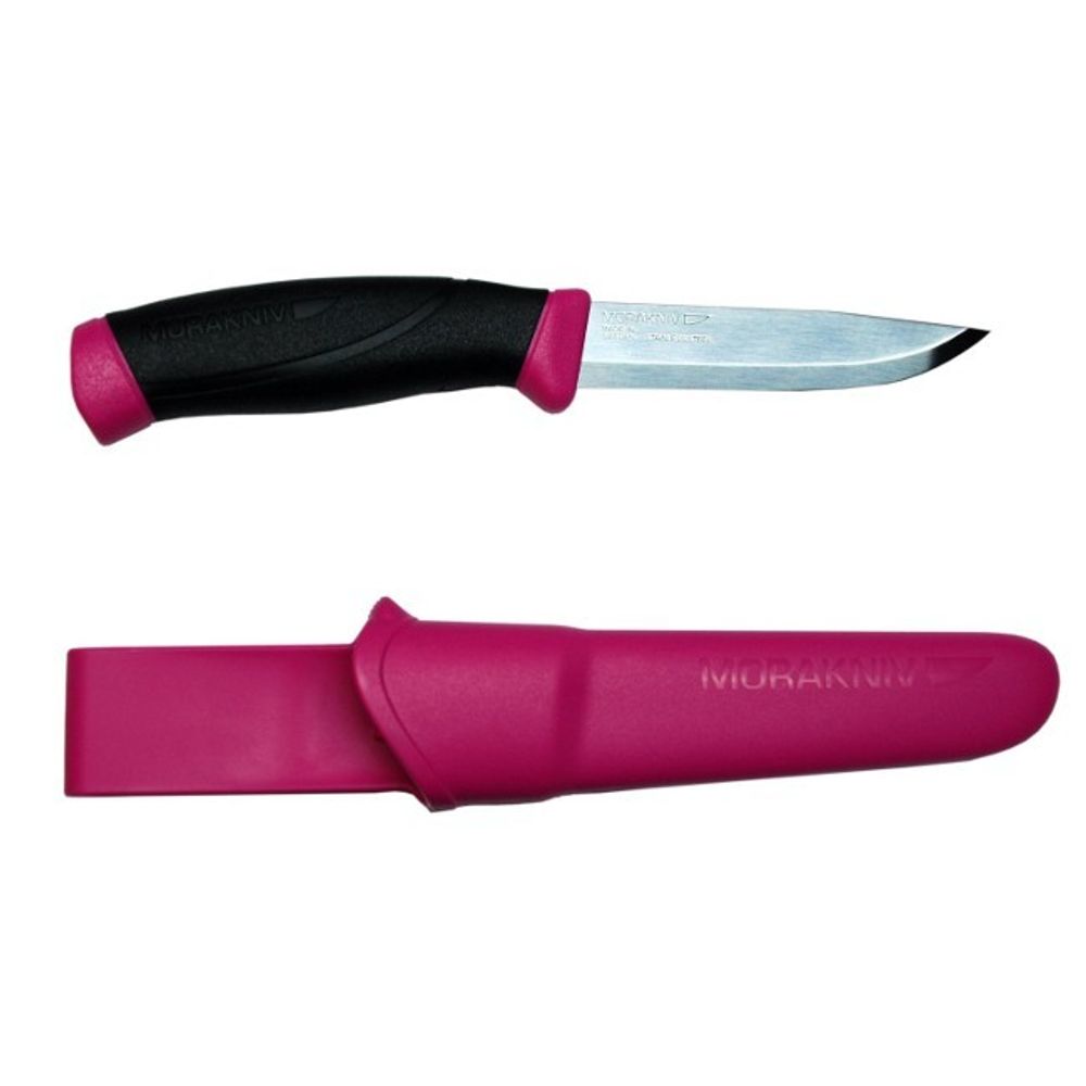 Нож Morakniv Companion Magenta, нержавеющая сталь, розовый