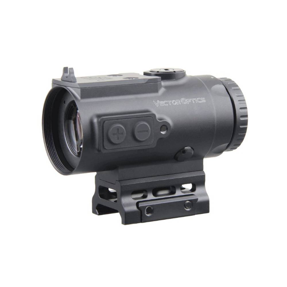 Призматический прицел Vector Optics Paragon 4x24 Micro Prism (закрытый, объектив 24мм, 1 МОА, метка баллистическая красная, picatinny/weaver, IP67)