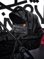 Коляска 2 в 1 Cybex Melio Street Real Black с дождевиком