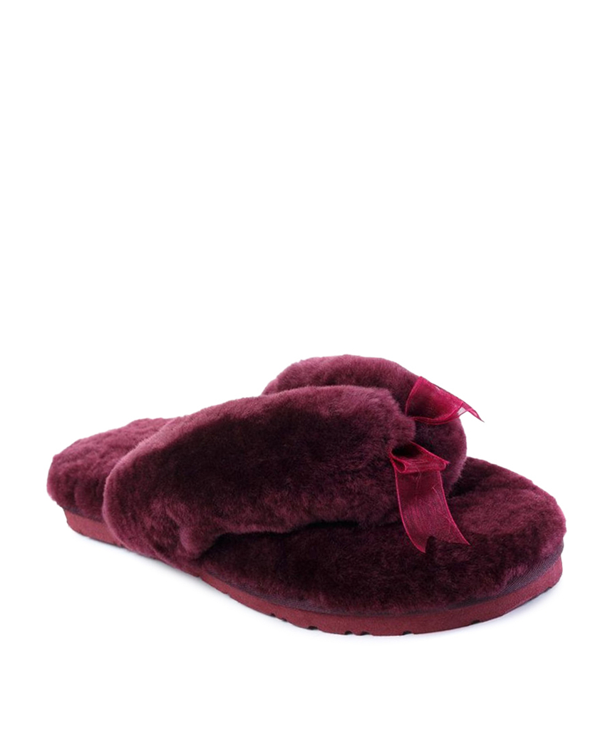 FLUFF FLIP FLOP II-dark purple