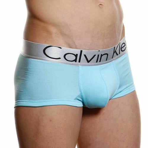 Мужские трусы боксеры аквамарин Calvin Klein Steel Aquamarine