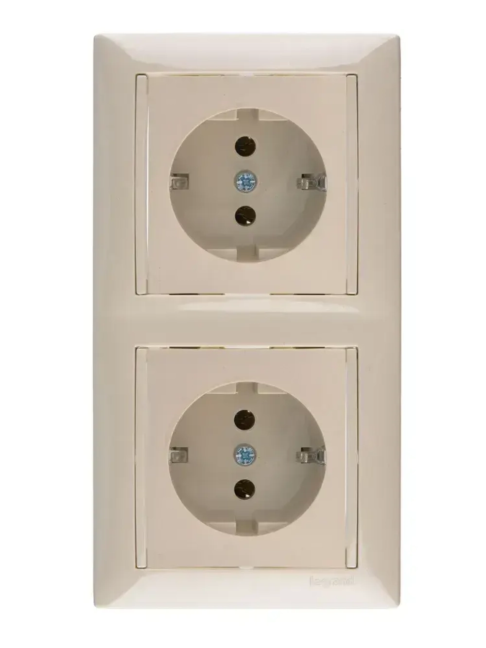 Розетка Legrand Vаlena цвет слоновая кость с заземлением (2шт) + рамка 2 пост 1шт