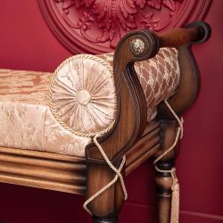 Банкетка Флоренция Орех(Д) Каледония Даймонд Мокка