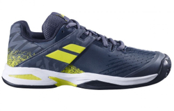 Детские теннисные кроссовки Babolat Propulse Clay JR - grey/aero