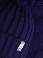 Шапка для мальчика осенняя вязаная и снуд