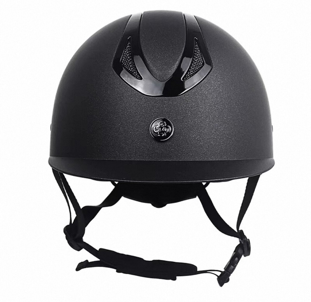 Шлем для верховой езды Hansbo Victory Crome Black S (52-54)