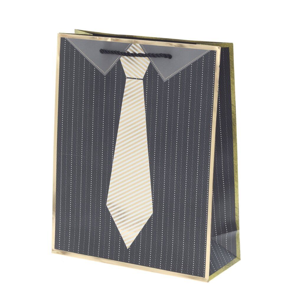 GAEM Пакет подарочный M (бумага 210г/м2, блок микс 12шт), L26 W10 H32 см, 4в.