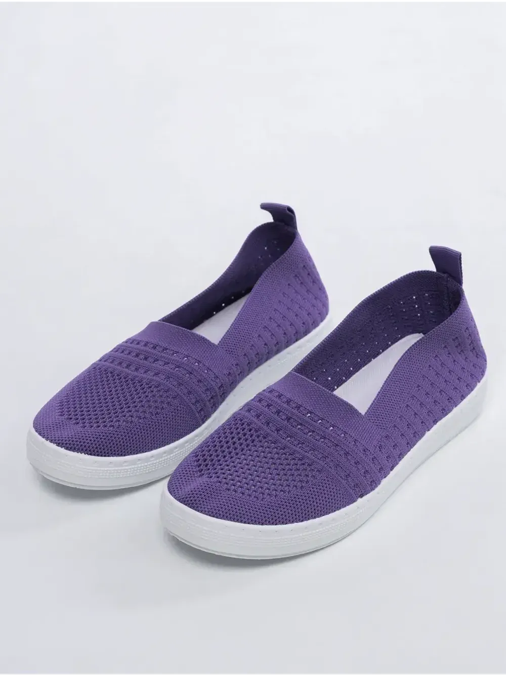 Мокасины летние текстильные