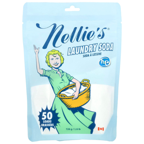 Nellie's, Сода для стирки, без отдушек, 50 порций, 726 г (1,6 фунта)