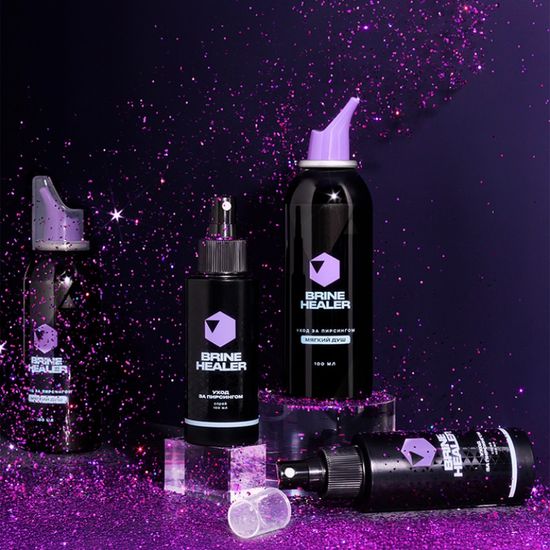 Средство для заживления пирсинга Brine Healer "Мягкий душ"