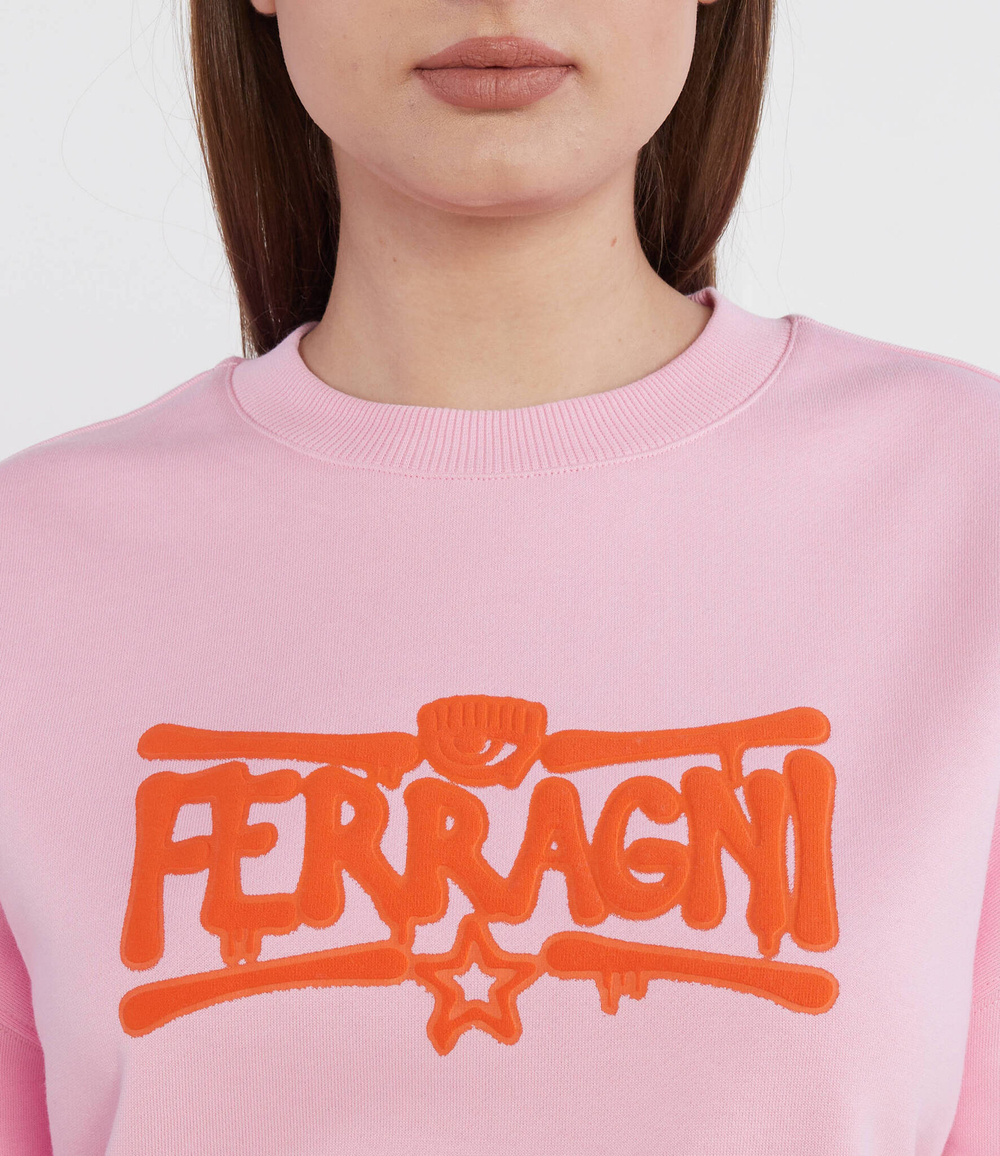 Худи Chiara Ferragni - розовый(75CBIK06CFK06)