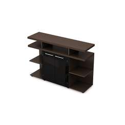 4ШН.012.2 Шкаф низкий со стеклом (1400*400*952)