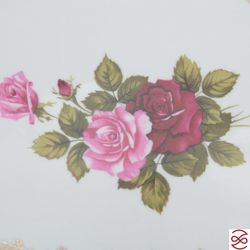 Блюдо овальное Queen's Crown Aristokrat Роза 39 см