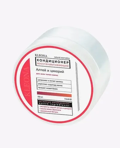Кондиционер для восстановления волос с защитой от термического воздействия, 250 мл, Kleona