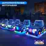 Детский электромобиль для базы отдыха «Городской патруль» двухместный, всепогодный