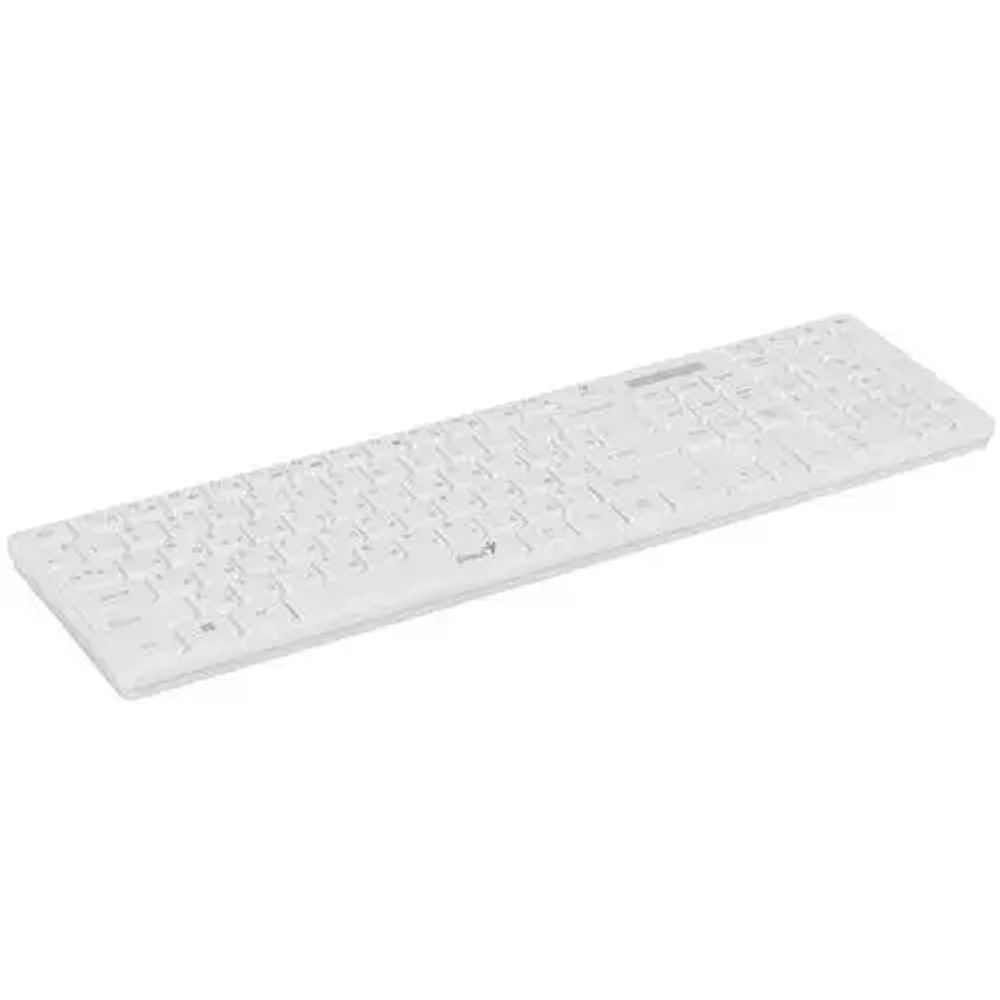 Клавиатура Genius RS2,SlimStar 126,RU,USB,WHITE (31310017410)