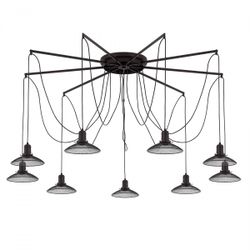 Citilux Эдисон CL451292 Люстра паук Венге