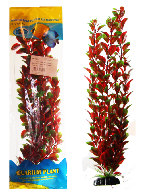 Растение пластиковое "Биодизайн" людвигия красно-зеленая, 40см.