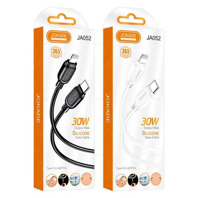 Кабель Type-C на Lightning 30W Jokade JA052 (white)