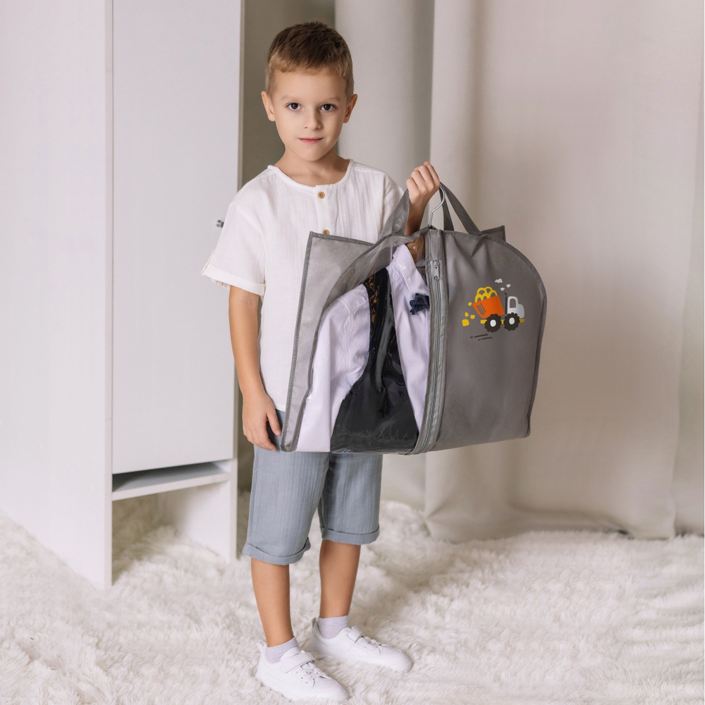 Детский чехол с окном 80х50. Самосвал