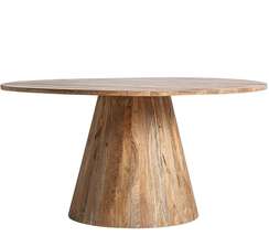 Обеденный стол VICAL Mersh, Ø150 см, массив акации