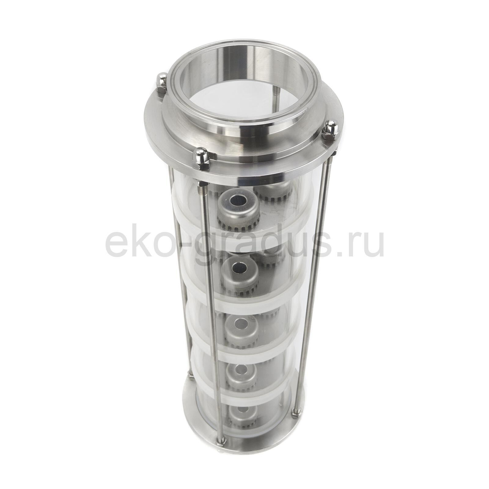 Тарельчатая колпачковая колонна (флейта) 4 дюйма, нержавейка