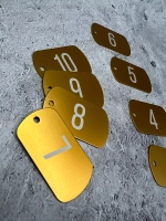 Номерки на ключи (на заказ)