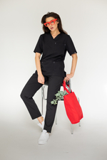 Блуза женская м640 liberty комфорт черный53