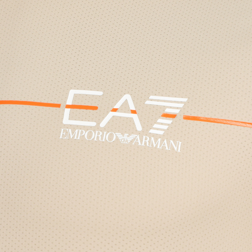 Мужское теннисное поло EA7 Men - Beige, Orange