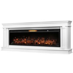 Каминокомплект: Очаг Royal Thermo Aurora RTFP/P-AR60LS, портал Olympia 60, белый