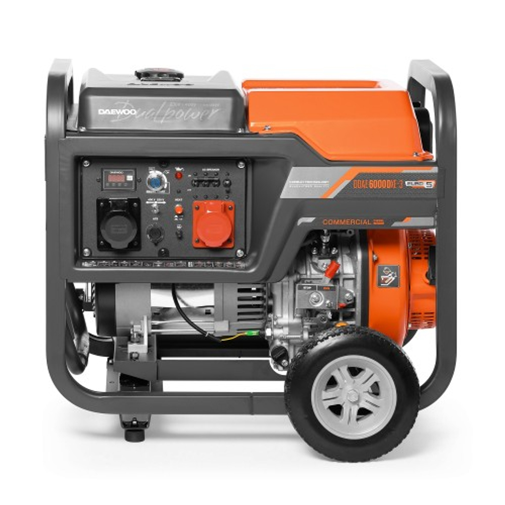 Генератор дизельный с воздушным охлаждением DAEWOO DDAE  6000DXE-3 открытая DDAE 6000DXE-3 (2024)