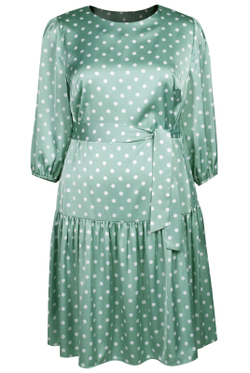 Нарядное платье 3211ЛПА, шалфей бел.гор #59ШБГ053211ЛП