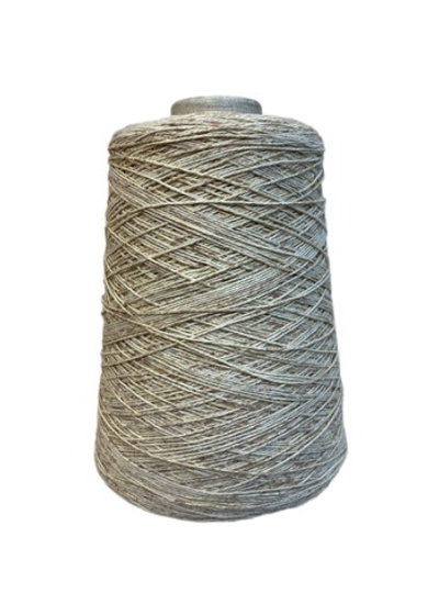 Пряжа на бобине (Италия) 90% лен 10% хлопок 100г - 320м 345г