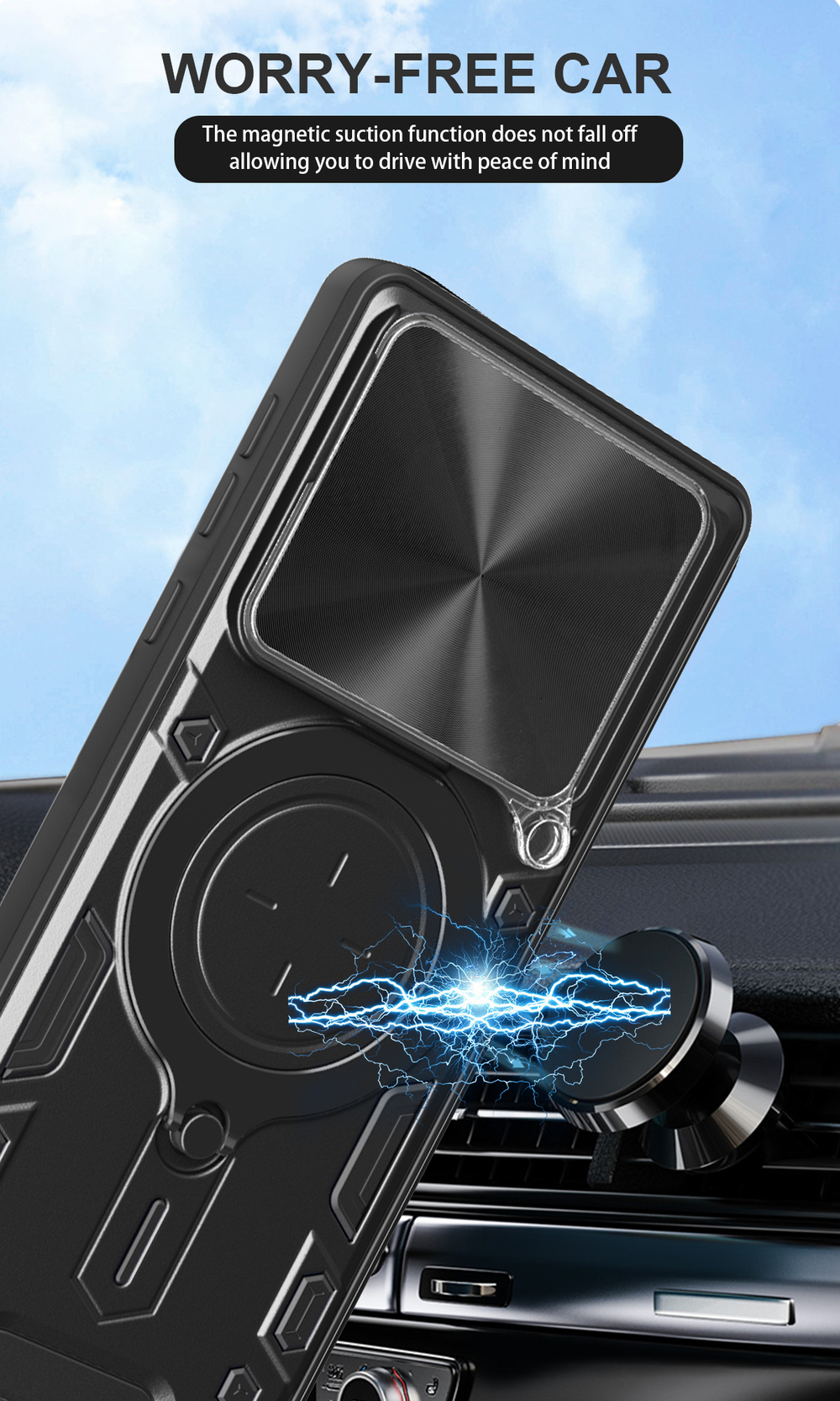 Чехол с кольцом Big Ring Case для Xiaomi 14T Pro