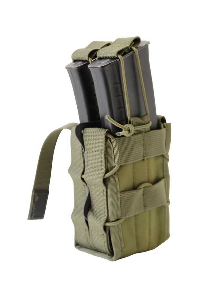 Подсумок без клапана двойной MOLLE (олива)