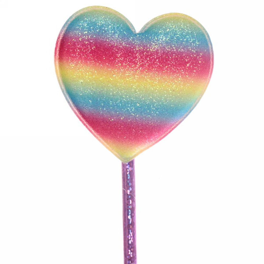 Ручка шариковая «Heart- Радуга», цвет синий, 22 см