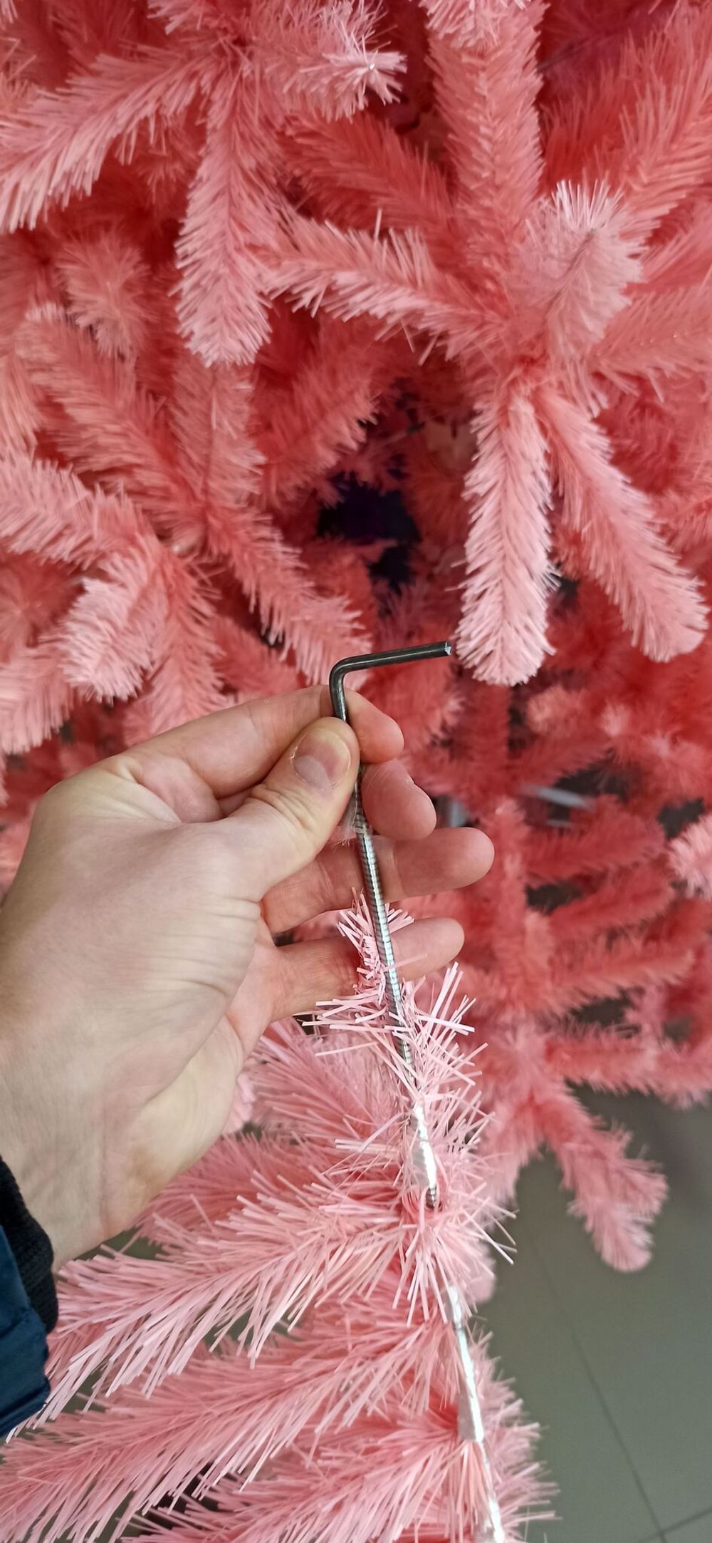 Искусственная розовая елка «Фламинго» (пвх) 180 см / 1.8 м