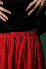 Юбка асимметричная двухслойная "Аленький цветочек"