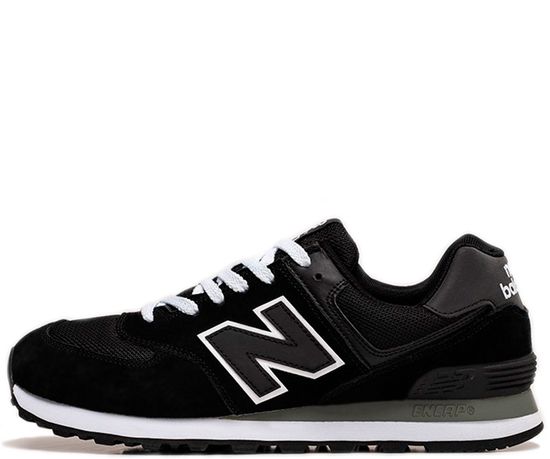 Кроссовки New Balance 574 Black (Reflective) с мехом