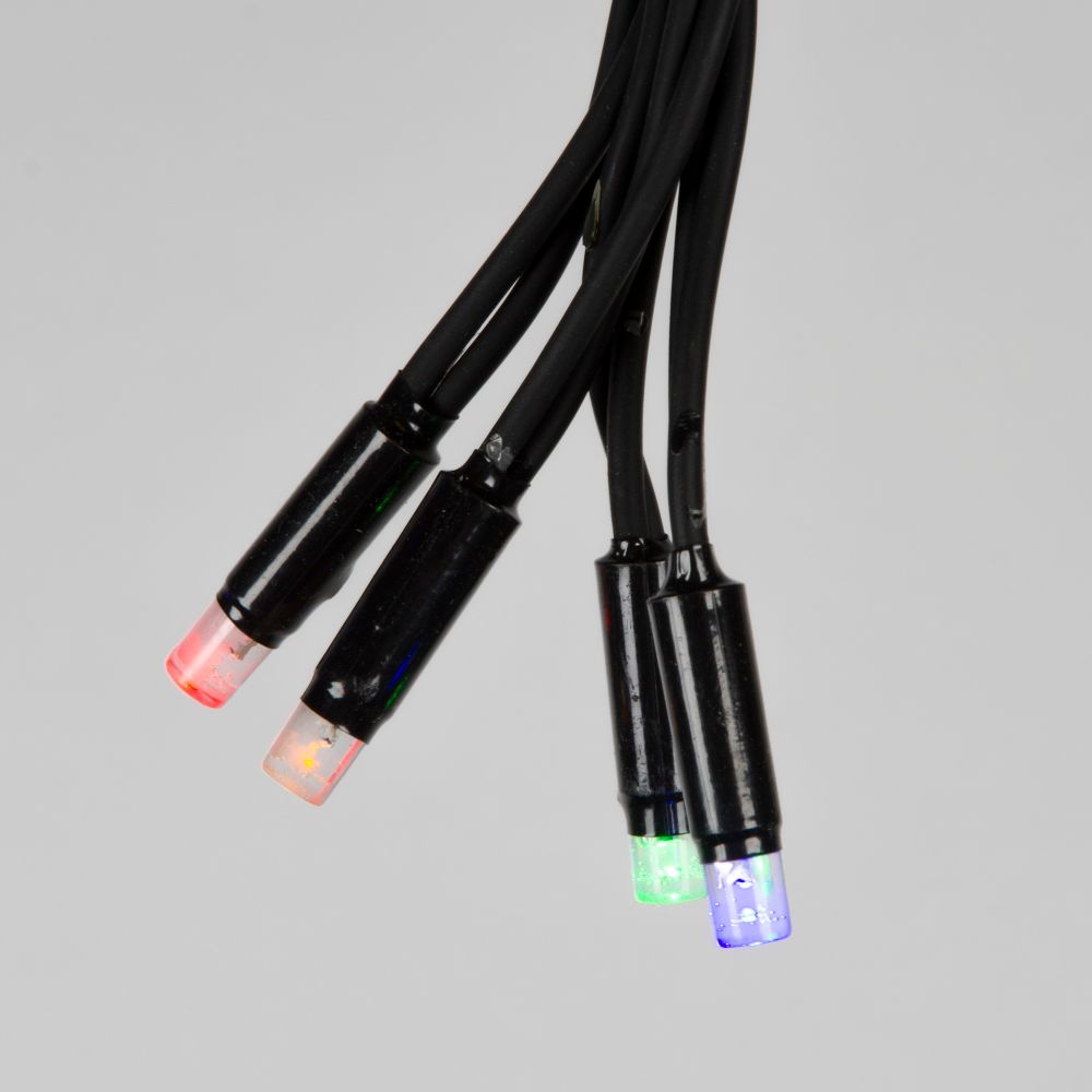 ULD-C2030-240-TBK MULTI IP67 Занавес светодиодный с эффектом мерцания. 3х2м. Соединяемый. 240 светодиодов. Разноцветный свет. Провод черный. TM Uniel.