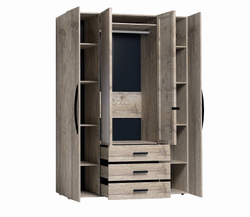 Шкаф для одежды и белья Nature 555, гаскон пайн