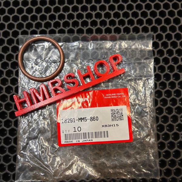 Honda Прокладка глушителя медная 18291-MM5-860 аналог 18291-254-000 18291-MR1-000