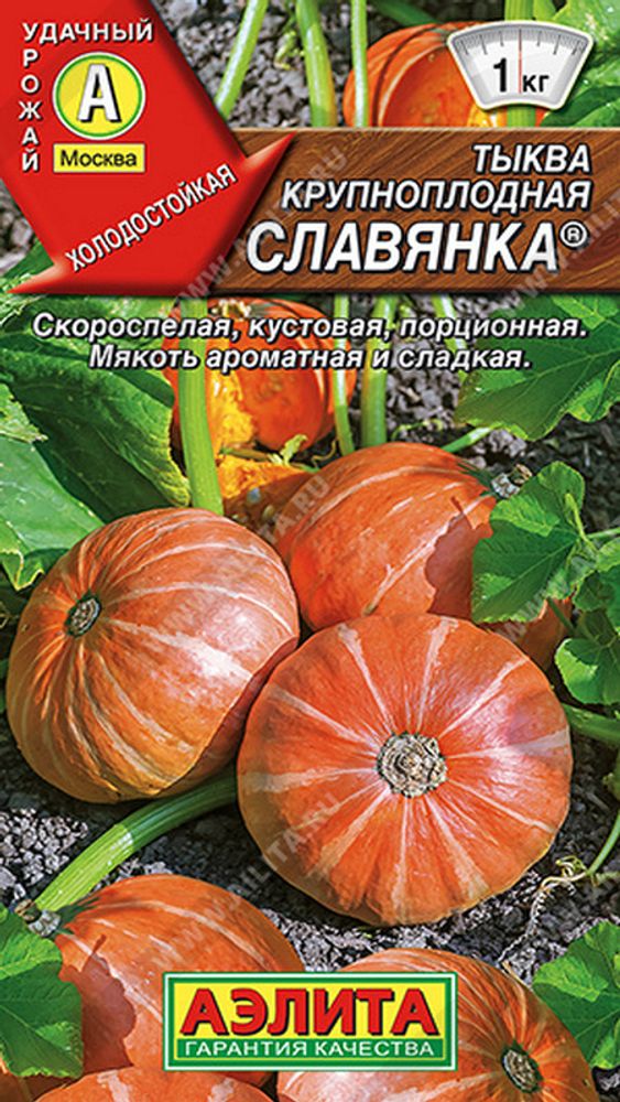 Тыква крупноплодная &quot;Славянка&quot; 1г., Россия.