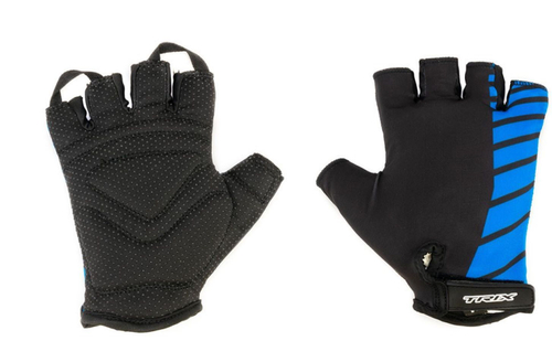 Перчатки TRIX nw  мужские, XL, коротк. пальцы, гелев. вставки, дышащая лайкра/искусств. замша, сине-черные