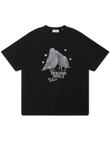 Мужская Футболка Lovebirds